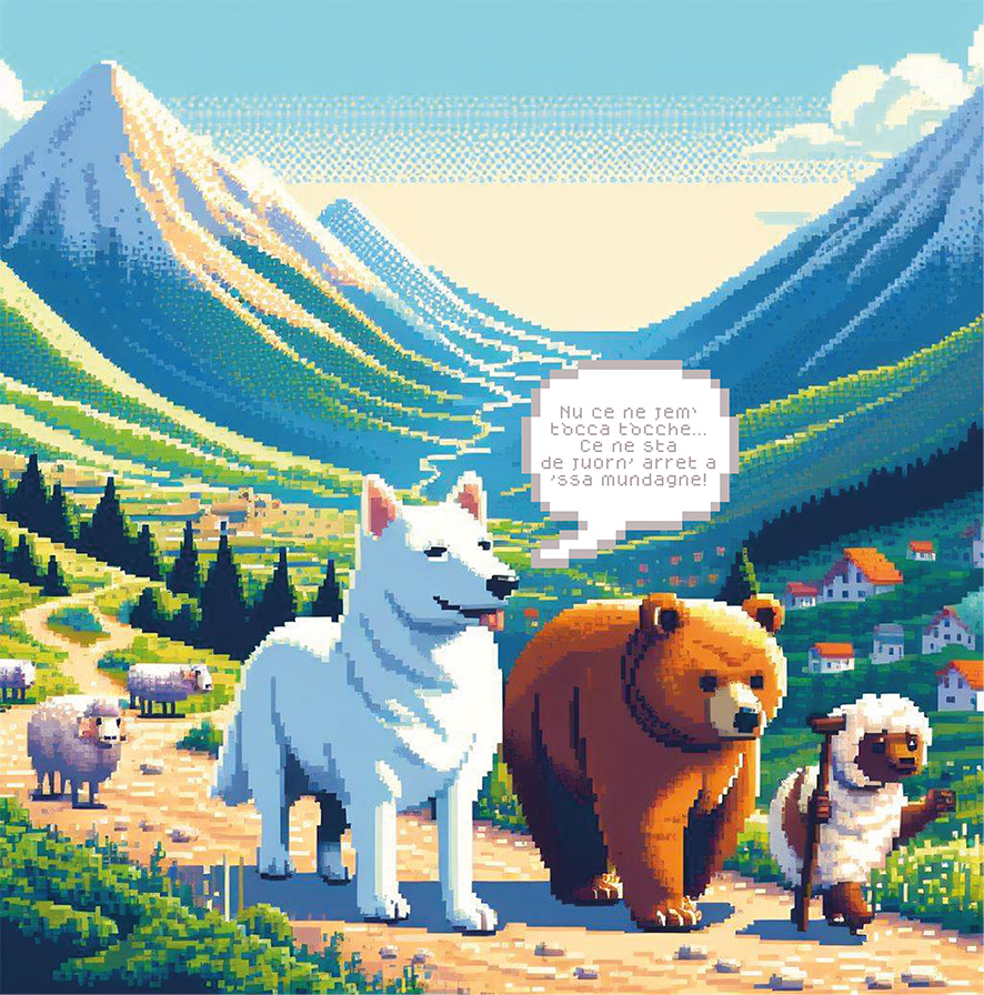 T-shirt AILOVABRUZZO PIXEL