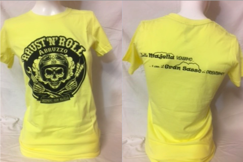 T-shirt lime light da donna 'RRUST 'N' ROLL