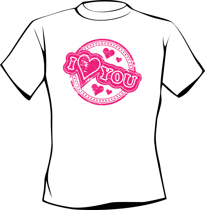 T-shirt I LOVE YOU1