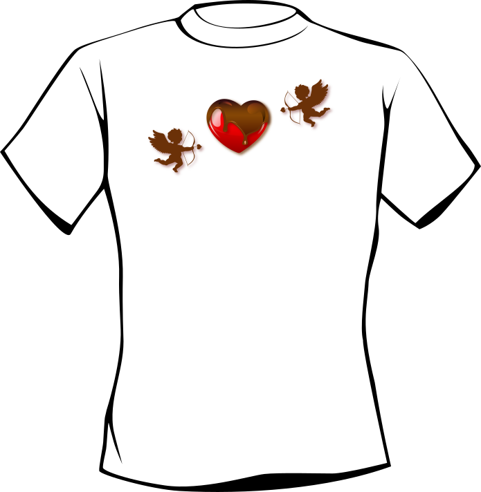 T-shirt LOVE CUPID CHOCCOLATE