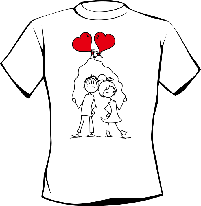 T-shirt LOVE VALENTINE'S DAY
