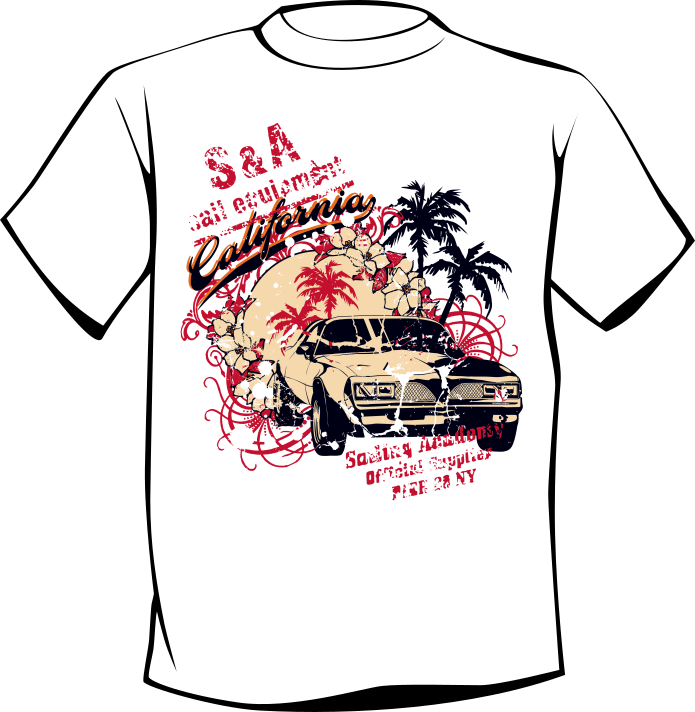 T-shirt AUTO CALIFORNIA