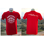 T-shirt rossa da uomo 'RRUST 'N' ROLL