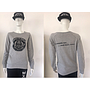 Felpa grigio melange da donna 'RRUST 'N' ROLL girocollo