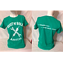 T-shirt emerald green da donna 'RRUST 'N' ROLL