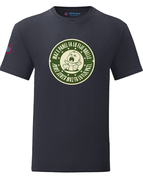 T-shirt AILOVABRUZZO MAZ E PANEL