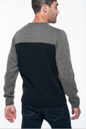 Maglione natalizio unisex girocollo con motivo "abete''