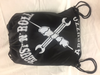 Sacca nera 'RRUST 'N' ROLL