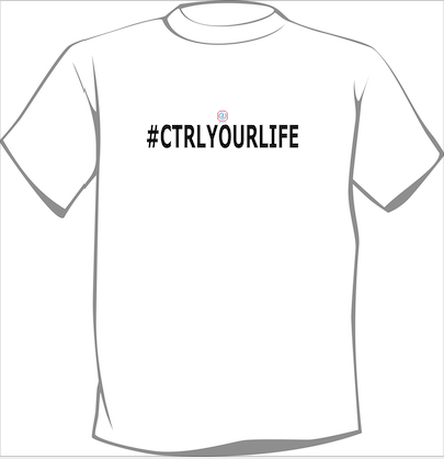 T-shirt #CTRLYOURLIFE