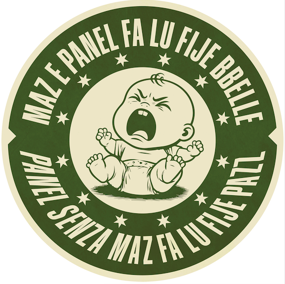 T-shirt AILOVABRUZZO MAZ E PANEL