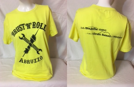 T-shirt lime light da donna 'RRUST 'N' ROLL