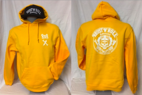 Felpa chili gold da uomo 'RRUST 'N' ROLL cappuccio