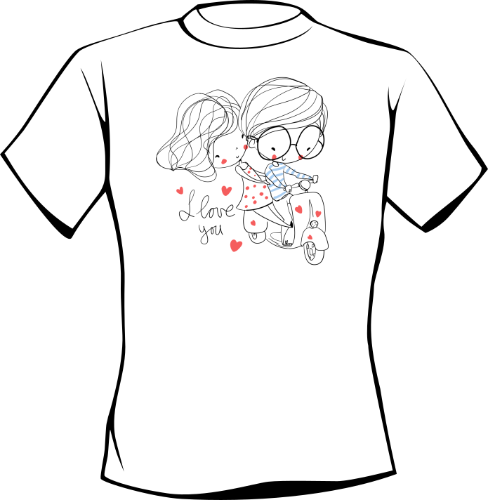 T-shirt GIRL CYCLING