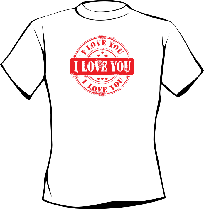 T-shirt I LOVE YOU2