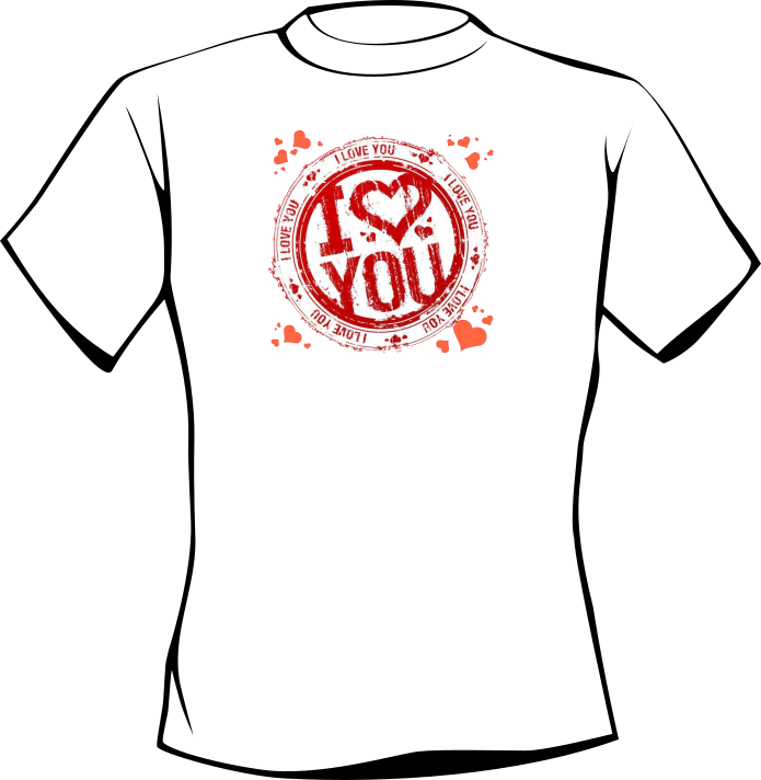 T-shirt I LOVE YOU3