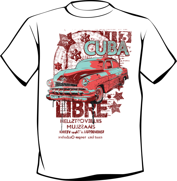 T-shirt AUTO CUBA