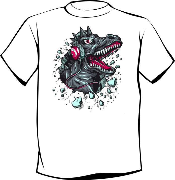 T-shirt DINO MUSIC