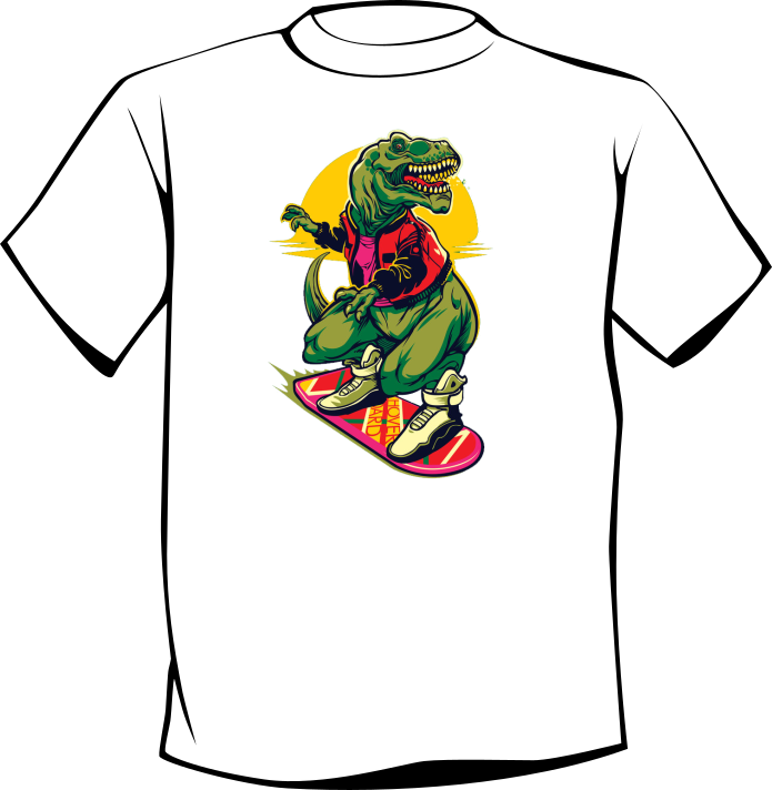 T-shirt DINO SURF