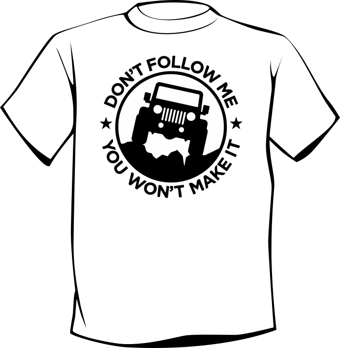T-shirt DON'T FOLLOW ME