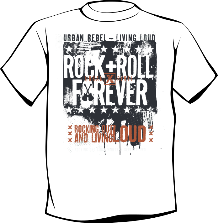 T-shirt ROCK'N ROLL FOREVER