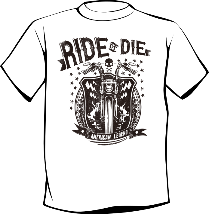 T-shirt RIDE OR DIE