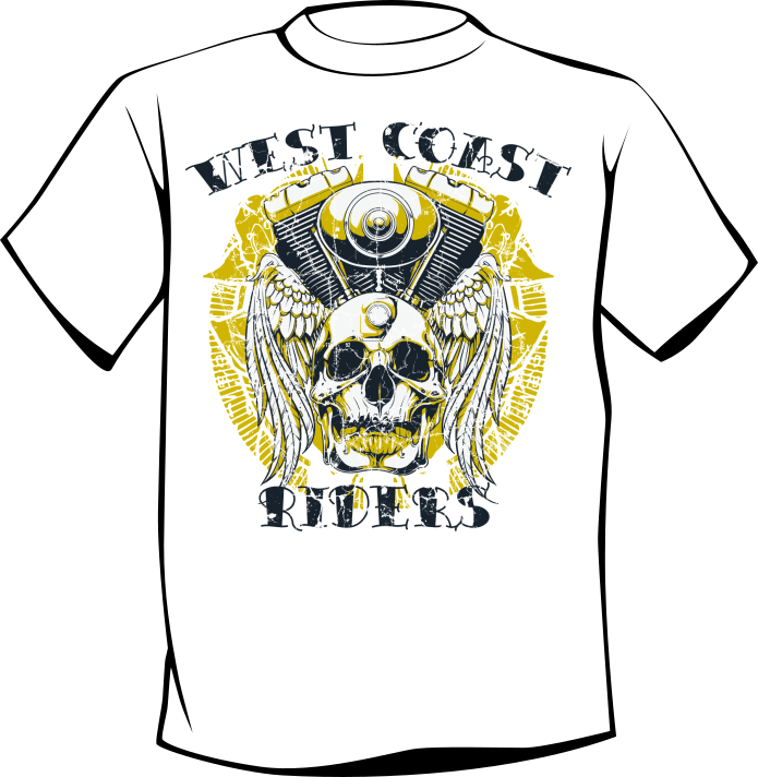 T-shirt WEST COAST RIDER