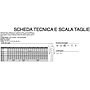 SCHEDA TECNICA E SCALA TAGLIE