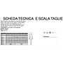 SCHEDA TECNICA E SCALA TAGLIE