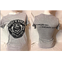 T-shirt grigio melange da donna 'RRUST 'N' ROLL
