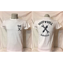 T-shirt bianca da uomo 'RRUST 'N' ROLL