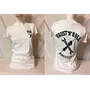 T-shirt bianca da donna 'RRUST 'N' ROLL