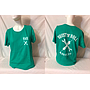 T-shirt emerald green da donna 'RRUST 'N' ROLL