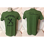 T-shirt verde militare da uomo 'RRUST 'N' ROLL